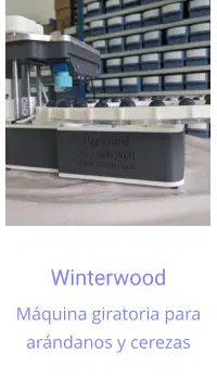 Winterwood Máquina giratoria para arándanos y cerezas